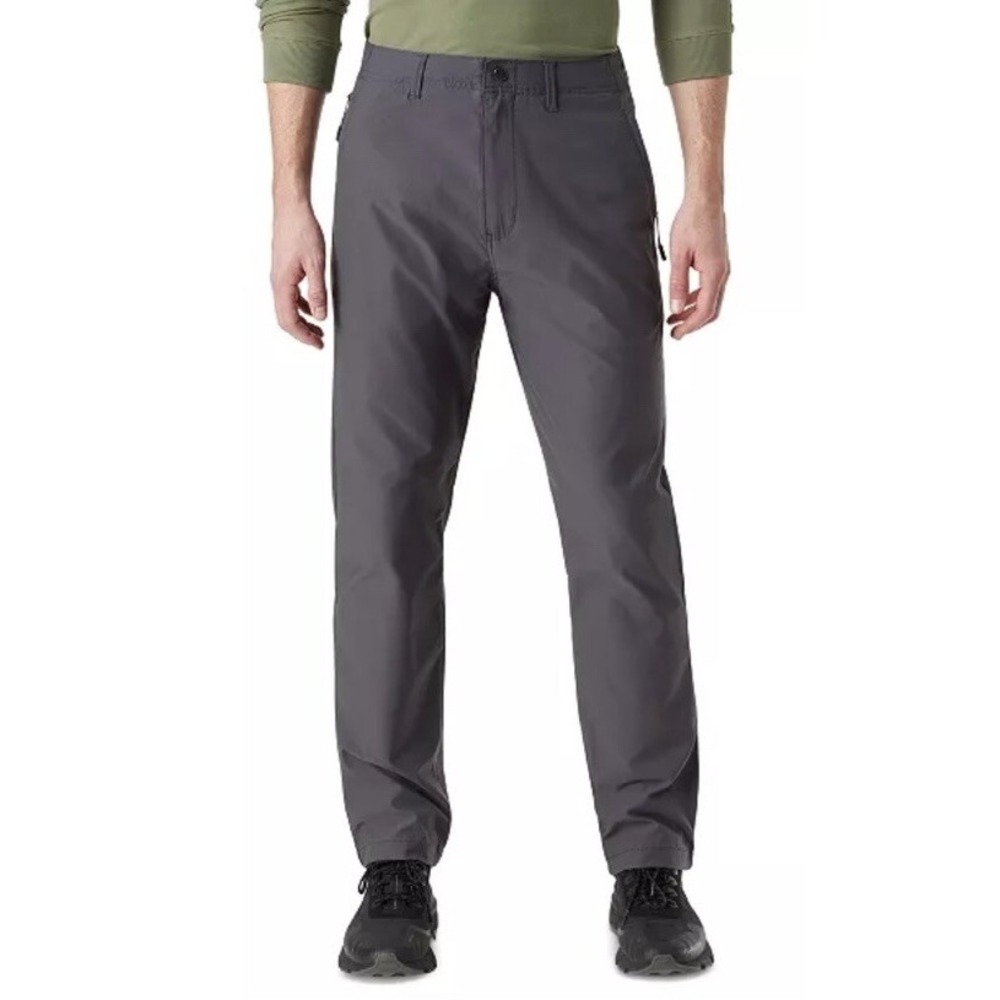Ascend Reach Mens Hiking Pants Grey Ripstop Stretch Outdoor 42x30 617ACF22-8524P